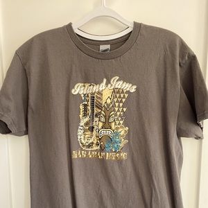 Graphic Hawaiian Music T shirt